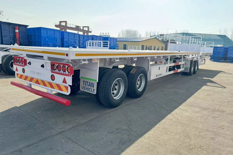 TITAN Super Link Flatbed Trailer for Sale in Mali - Polprikolica s kesonom: slika 4 TITAN Super Link Flatbed Trailer for Sale in Mali - Polprikolica s kesonom: slika 4