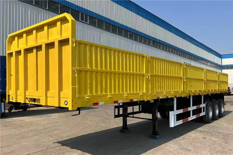 TITAN Triple Axle Trailer with Drop Side Trailer for Sale In Ghana - Polprikolica s kesonom: slika 2 TITAN Triple Axle Trailer with Drop Side Trailer for Sale In Ghana - Polprikolica s kesonom: slika 2