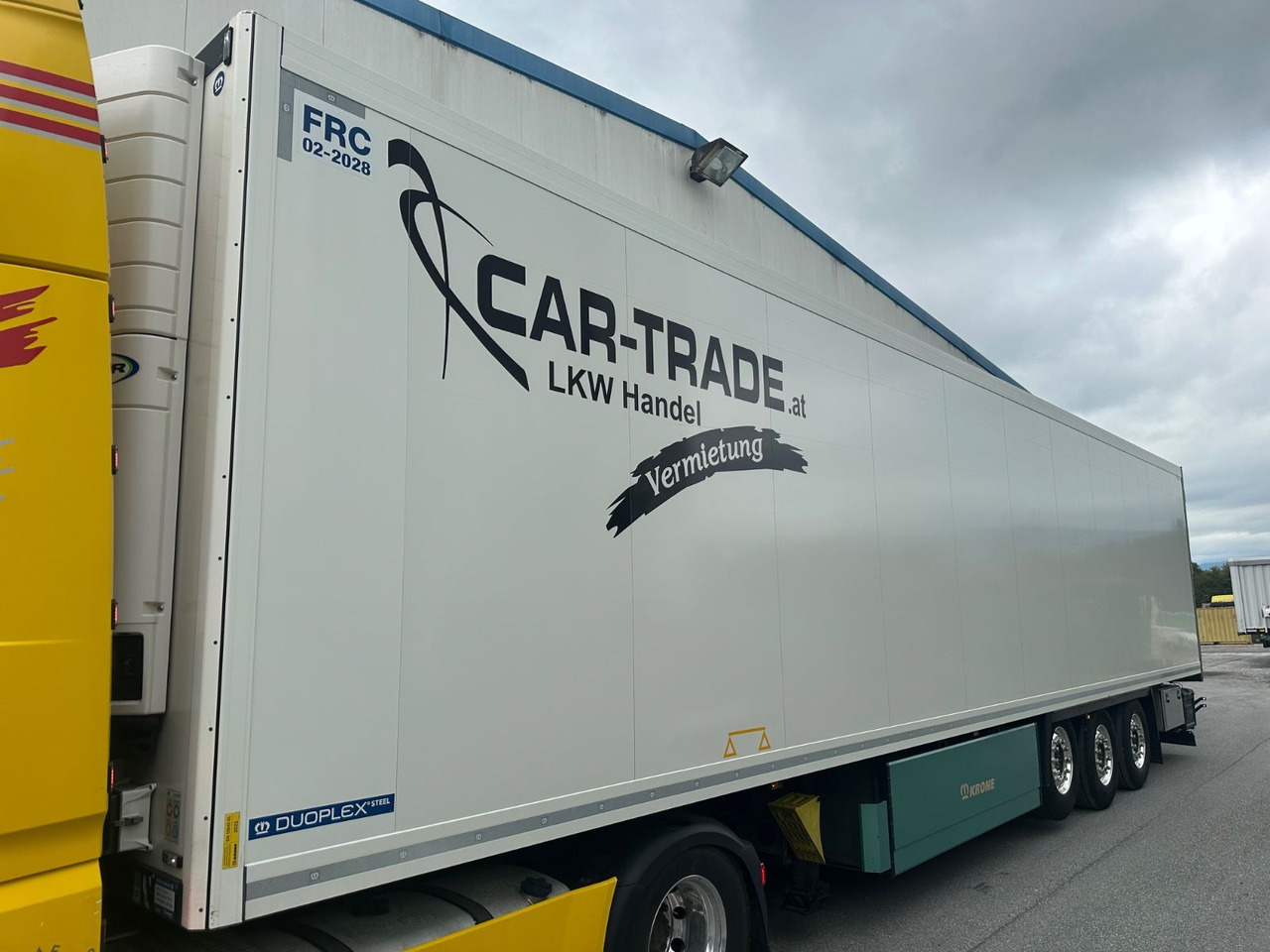 Krone SDR 27 Vector 1550 Doppelstock/Blumenbreit - Polprikolica zabojnik: slika 1 Krone SDR 27 Vector 1550 Doppelstock/Blumenbreit - Polprikolica zabojnik: slika 1