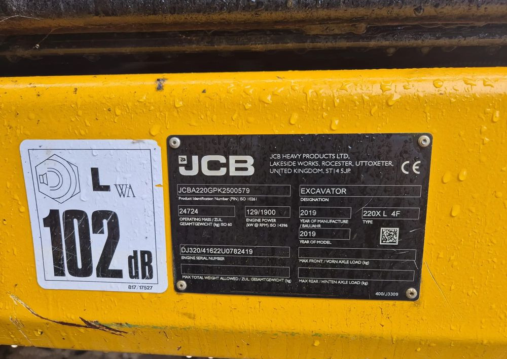 JCB 220XLC - Bager goseničar: slika 2 JCB 220XLC - Bager goseničar: slika 2