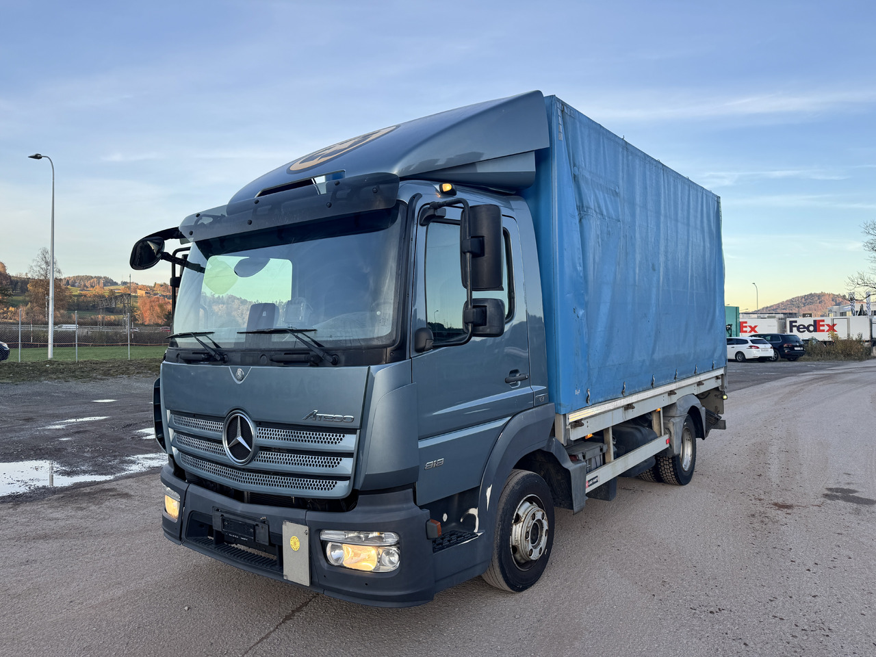 MERCEDES-BENZ Atego 818 - Tovornjak s ponjavo: slika 1 MERCEDES-BENZ Atego 818 - Tovornjak s ponjavo: slika 1