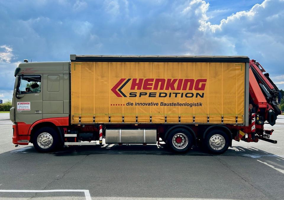 DAF DAF XF 460 FAN + PALFINGER + 16mtr + Lenkachse + EURO 6 - Tovornjak s ponjavo, Tovornjak z dvigalom: slika 3 DAF DAF XF 460 FAN + PALFINGER + 16mtr + Lenkachse + EURO 6 - Tovornjak s ponjavo, Tovornjak z dvigalom: slika 3