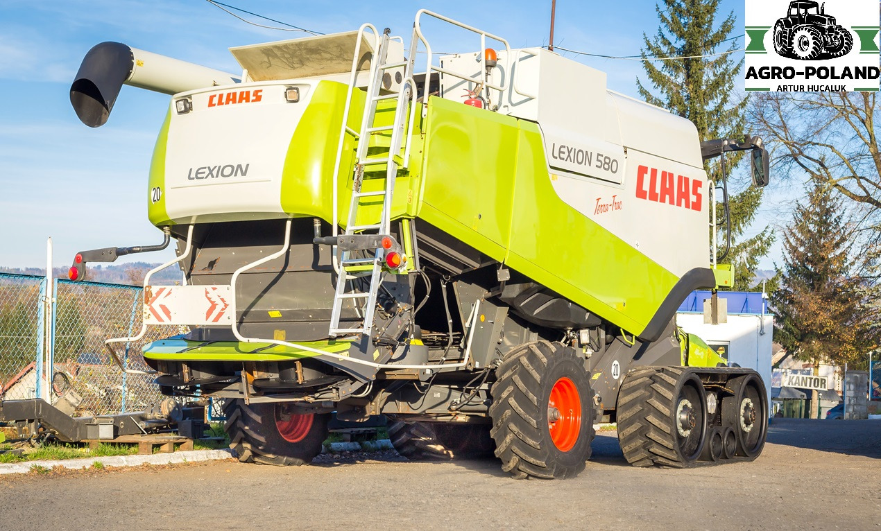 CLAAS LEXION 580 TT - 3326 h - 2008 ROK - QUANTIMETER + VARIO 750 - LASER PILOT - Kombajn harvester: slika 3 CLAAS LEXION 580 TT - 3326 h - 2008 ROK - QUANTIMETER + VARIO 750 - LASER PILOT - Kombajn harvester: slika 3
