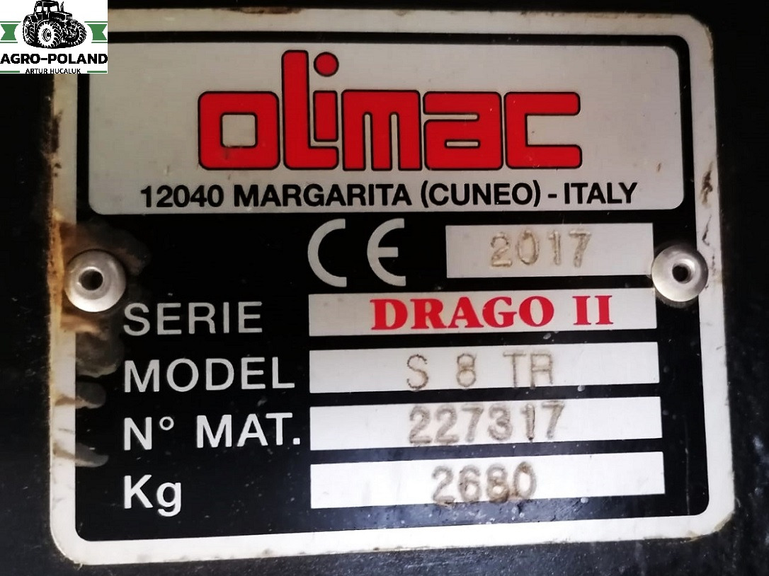 OLIMAC DRAGO 2 - S 8 TR - 8X70 - 2017 ROK lizing OLIMAC DRAGO 2 - S 8 TR - 8X70 - 2017 ROK: slika 8