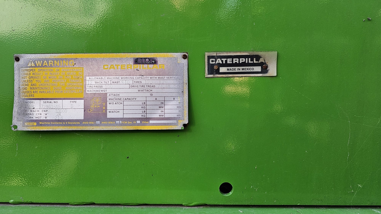 Terenski viličar CATERPILLAR V330B: slika 15