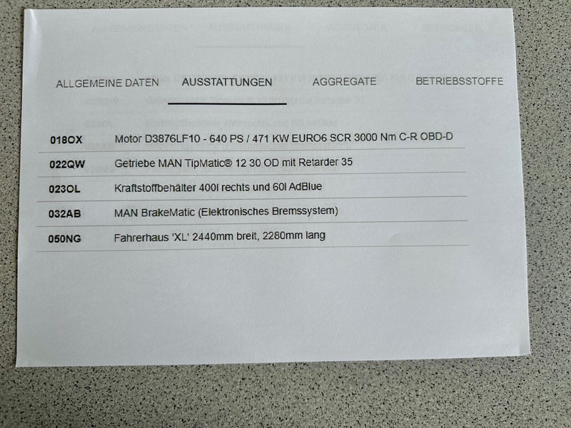 MAN TGS 33.640 6x4 Kipphydraulic-Retarder - Vlačilec: slika 5 MAN TGS 33.640 6x4 Kipphydraulic-Retarder - Vlačilec: slika 5