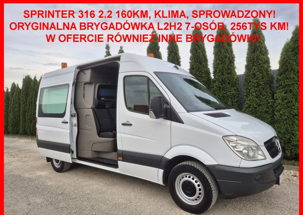 Mercedes-Benz Sprinter 316CDI 160KM Dubel kabina - Dostavno vozilo z dvojno kabino: slika 1 Mercedes-Benz Sprinter 316CDI 160KM Dubel kabina - Dostavno vozilo z dvojno kabino: slika 1