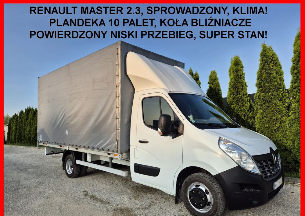 Renault Master 2.3 Plandeka 10 palet Bliźniaki - Dostavno vozilo s kesonom: slika 1 Renault Master 2.3 Plandeka 10 palet Bliźniaki - Dostavno vozilo s kesonom: slika 1