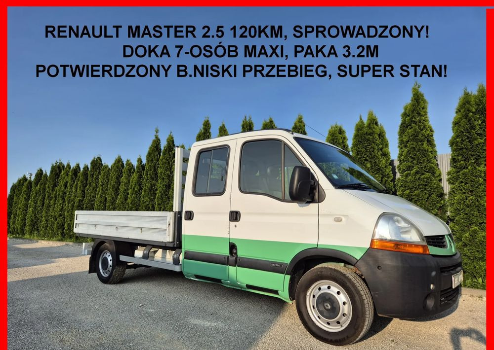 Renault Master 2.5 120KM Dubel Kabina - Dostavno vozilo z dvojno kabino: slika 1 Renault Master 2.5 120KM Dubel Kabina - Dostavno vozilo z dvojno kabino: slika 1
