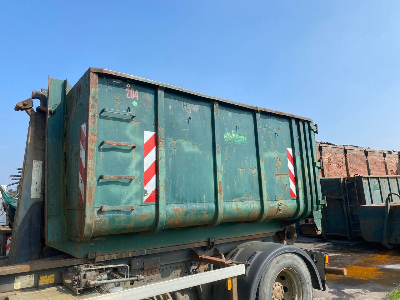 Hüllenkremer 10 cbm Stahlcontainer mit - Abrol kontejner: slika 1 Hüllenkremer 10 cbm Stahlcontainer mit - Abrol kontejner: slika 1