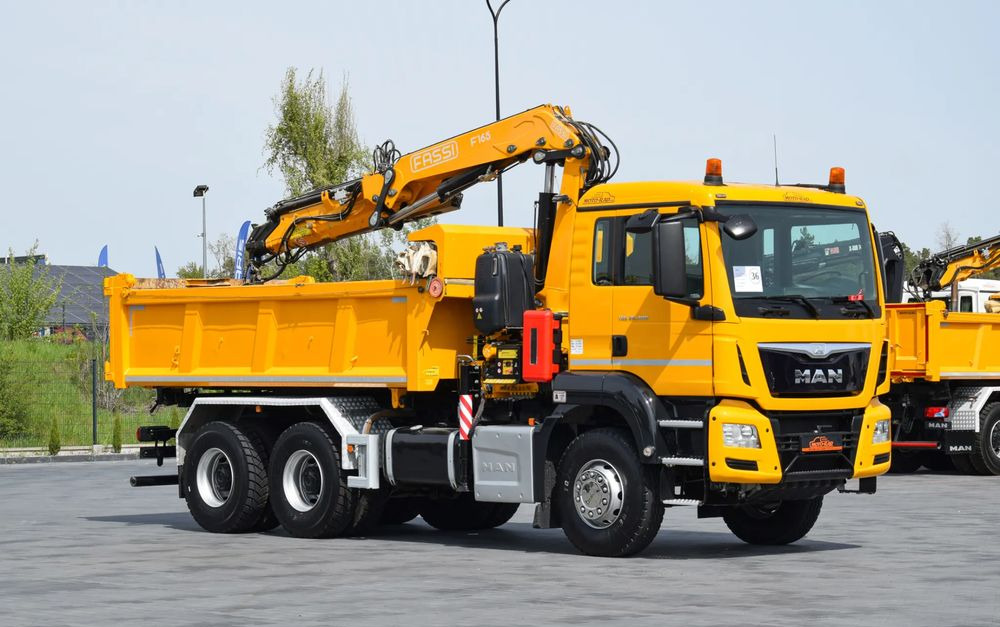 MAN TGS 26.400 / 6x4 / EURO 6 / UDT / HDS FASSI 165 / WYSUW x3 / ROTATOR / CHWYTAK / STEROWANIE RADIOWE / WZMOCNIONA RAMA / WYWROTKA / HYDROBURTA / AUTOMAT / 2017 / NOWE OPONY - 100% / NISKI PRZEBIEG - Tovornjak prekucnik, Tovornjak z dvigalom: slika 3 MAN TGS 26.400 / 6x4 / EURO 6 / UDT / HDS FASSI 165 / WYSUW x3 / ROTATOR / CHWYTAK / STEROWANIE RADIOWE / WZMOCNIONA RAMA / WYWROTKA / HYDROBURTA / AUTOMAT / 2017 / NOWE OPONY - 100% / NISKI PRZEBIEG - Tovornjak prekucnik, Tovornjak z dvigalom: slika 3