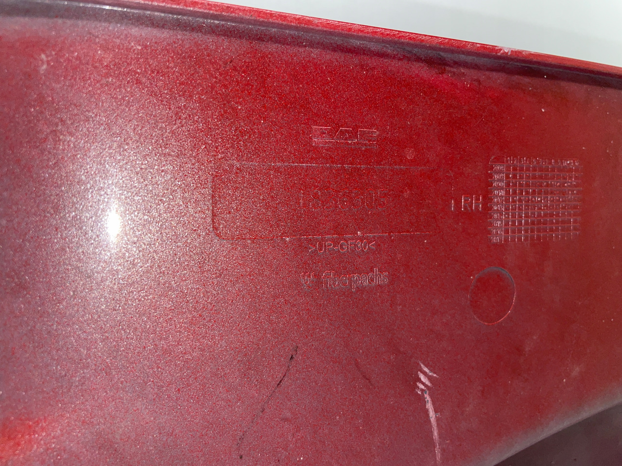 STOPNICA STOPIEŃ DAF XF 105 1836305 - Vstopni prag za Tovornjak: slika 3 STOPNICA STOPIEŃ DAF XF 105 1836305 - Vstopni prag za Tovornjak: slika 3