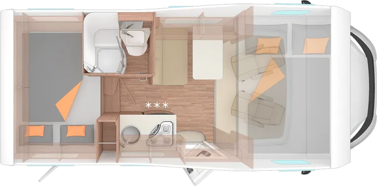 Weinsberg CaraHome 550 MG Aufbauklima., Markise, AHK - Alkoven avtodom: slika 2 Weinsberg CaraHome 550 MG Aufbauklima., Markise, AHK - Alkoven avtodom: slika 2