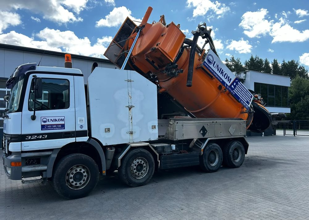 Mercedes-Benz ACTROS 3243 KAISER AQUASTER WUKO - Vakuumski tovornjak: slika 1 Mercedes-Benz ACTROS 3243 KAISER AQUASTER WUKO - Vakuumski tovornjak: slika 1