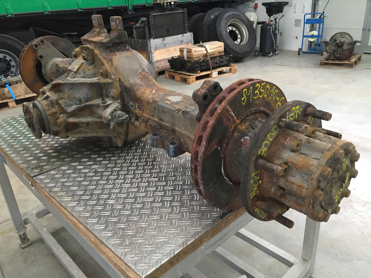 Zadnja os za Tovornjak Gebrauchte Hinterachse MAN TGM 15.280, Typ : HY 11 3000, Artikel - Nr. : 81.35010 - 6169: slika 8 Zadnja os za Tovornjak Gebrauchte Hinterachse MAN TGM 15.280, Typ : HY 11 3000, Artikel - Nr. : 81.35010 - 6169: slika 8