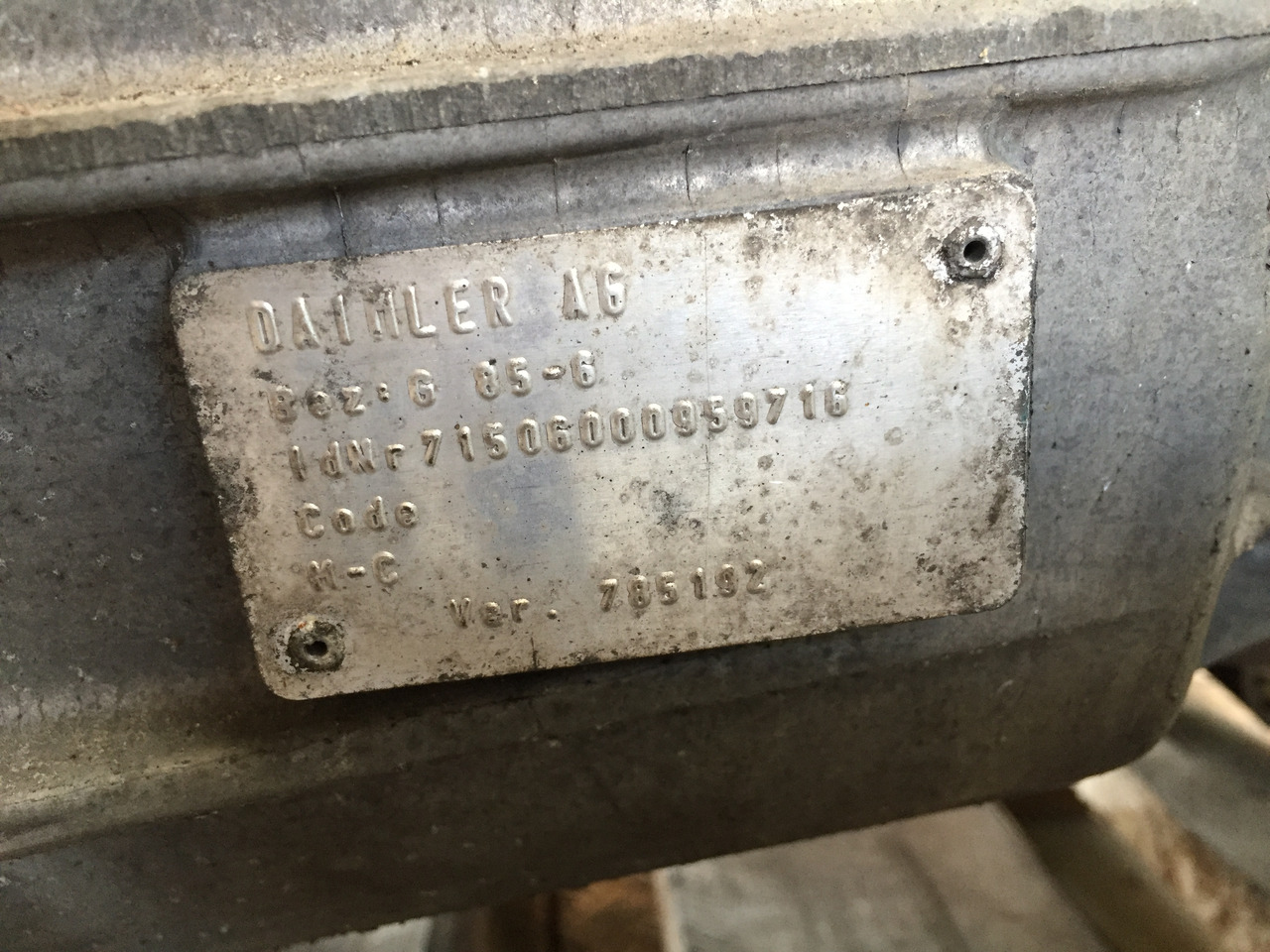 Gebrauchtes Getriebe MB Axor 1824, Typ : G 85 - 6, Artikel - Nr. : A 001 280 36 00 - Menjalnik za Tovornjak: slika 2 Gebrauchtes Getriebe MB Axor 1824, Typ : G 85 - 6, Artikel - Nr. : A 001 280 36 00 - Menjalnik za Tovornjak: slika 2