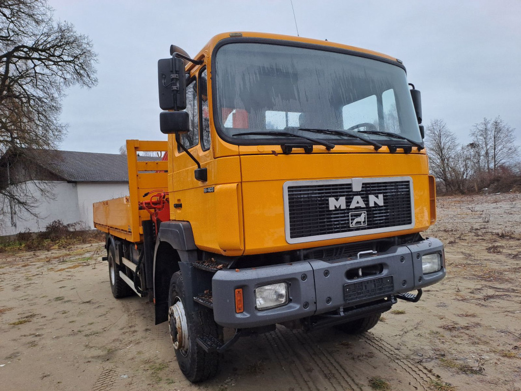 MAN 19.403 Pritsche 4x4 mit Palfingerkran PK 21000 mit Funk - Fernbedienung - Tovornjak z dvigalom: slika 2 MAN 19.403 Pritsche 4x4 mit Palfingerkran PK 21000 mit Funk - Fernbedienung - Tovornjak z dvigalom: slika 2