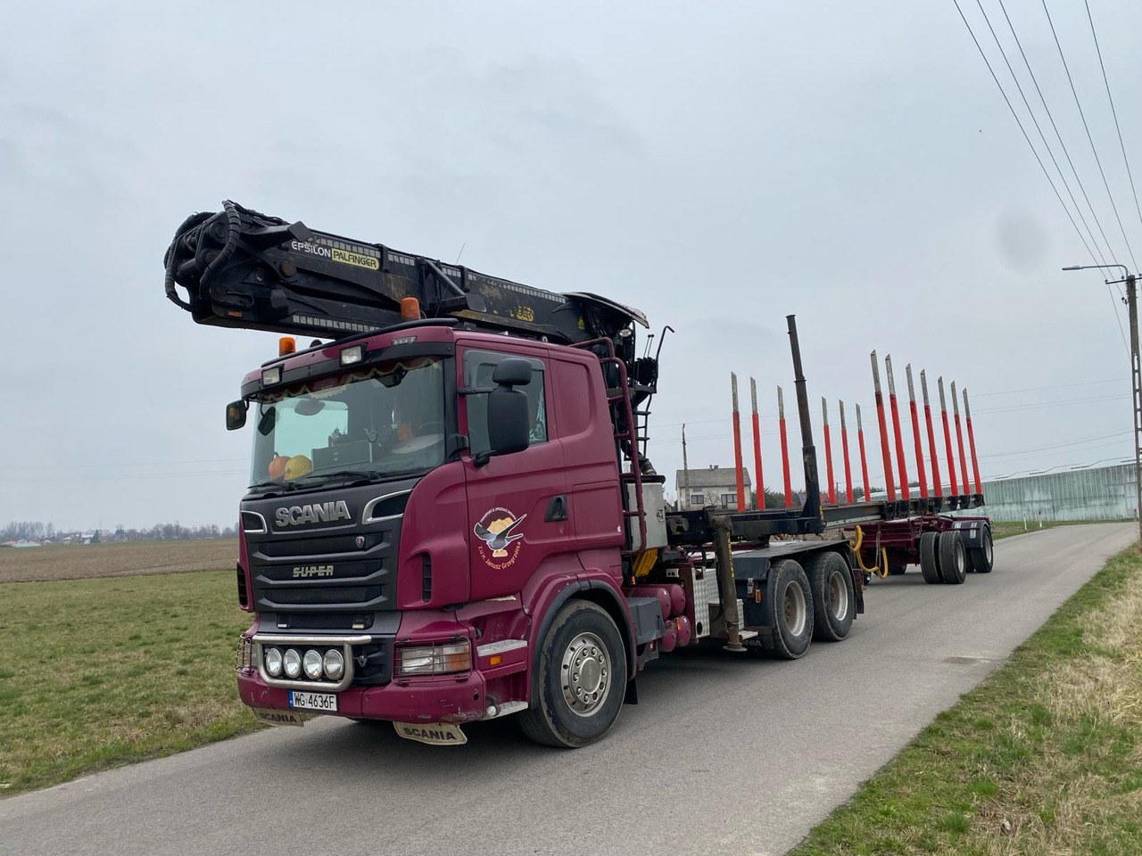 SCANIA R500 - Tovornjak za prevoz lesa, Tovornjak z dvigalom: slika 1 SCANIA R500 - Tovornjak za prevoz lesa, Tovornjak z dvigalom: slika 1