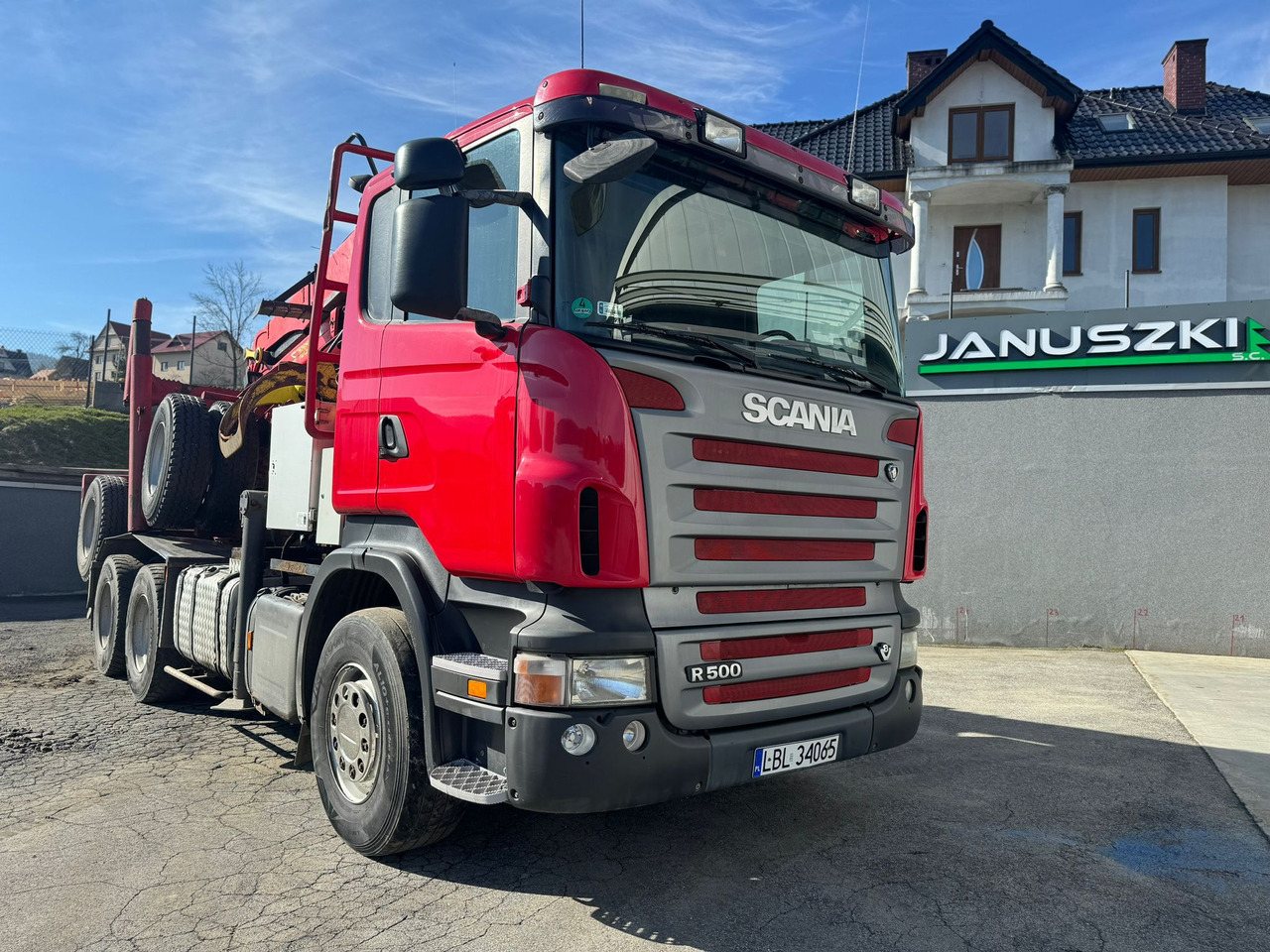SCANIA R500 - Tovornjak za prevoz lesa, Tovornjak z dvigalom: slika 1 SCANIA R500 - Tovornjak za prevoz lesa, Tovornjak z dvigalom: slika 1