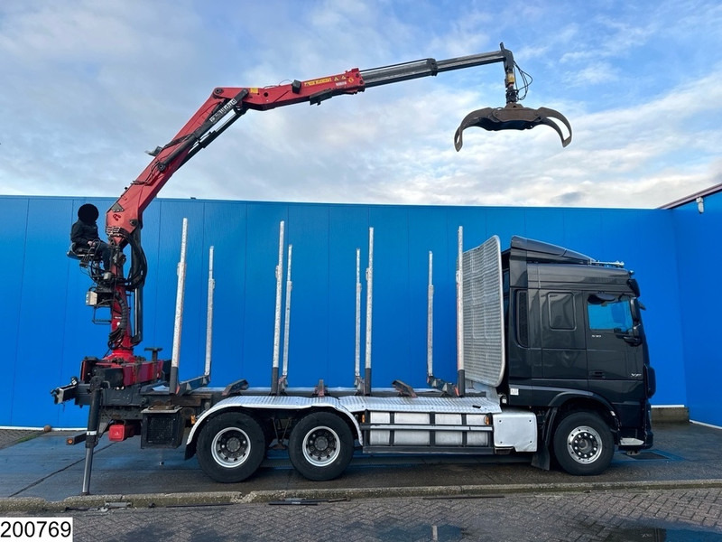 DAF XF 530 6x4, Wood transport, Retarder, Loglift ET450 - Tovornjak za prevoz lesa, Tovornjak z dvigalom: slika 5 DAF XF 530 6x4, Wood transport, Retarder, Loglift ET450 - Tovornjak za prevoz lesa, Tovornjak z dvigalom: slika 5