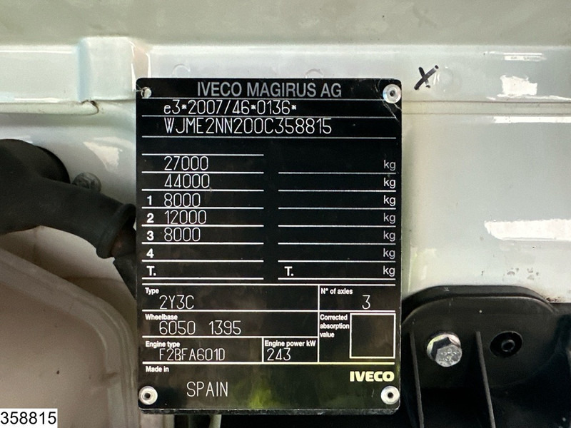 Iveco Stralis 6X2, EURO 6, Retarder, CNG lizing Iveco Stralis 6X2, EURO 6, Retarder, CNG: slika 7