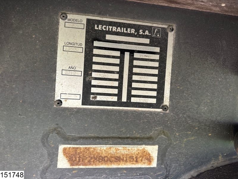 Polprikolica s kesonom Lecitrailer open laadbak Fassi, Remote: slika 15