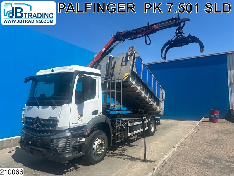Mercedes-Benz Arocs 1833 EURO 6, Kipper, Palfinger - Tovornjak prekucnik, Tovornjak z dvigalom: slika 1 Mercedes-Benz Arocs 1833 EURO 6, Kipper, Palfinger - Tovornjak prekucnik, Tovornjak z dvigalom: slika 1