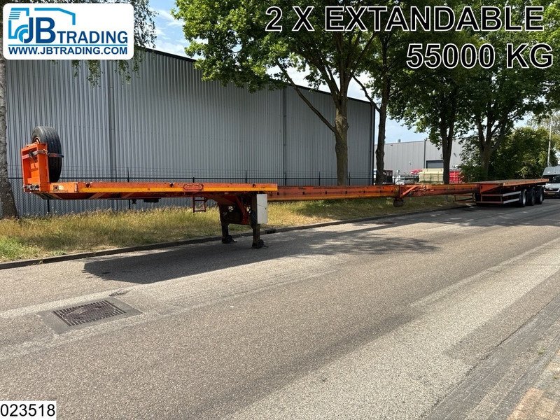 Nooteboom open laadbak 55000 KG, 28.95 m, 2 X Extandable - Polprikolica s kesonom: slika 1 Nooteboom open laadbak 55000 KG, 28.95 m, 2 X Extandable - Polprikolica s kesonom: slika 1