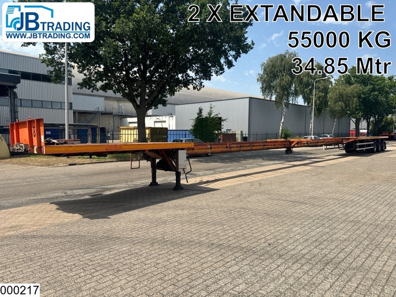 Nooteboom open laadbak 55000 KG, 34.85 m, 2 X Extandable - Polprikolica s kesonom: slika 1 Nooteboom open laadbak 55000 KG, 34.85 m, 2 X Extandable - Polprikolica s kesonom: slika 1