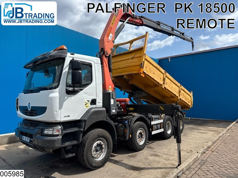 Renault Kerax 450 Dxi 8X4, Manual, Steel suspension, Retarder - Tovornjak prekucnik, Tovornjak z dvigalom: slika 1 Renault Kerax 450 Dxi 8X4, Manual, Steel suspension, Retarder - Tovornjak prekucnik, Tovornjak z dvigalom: slika 1