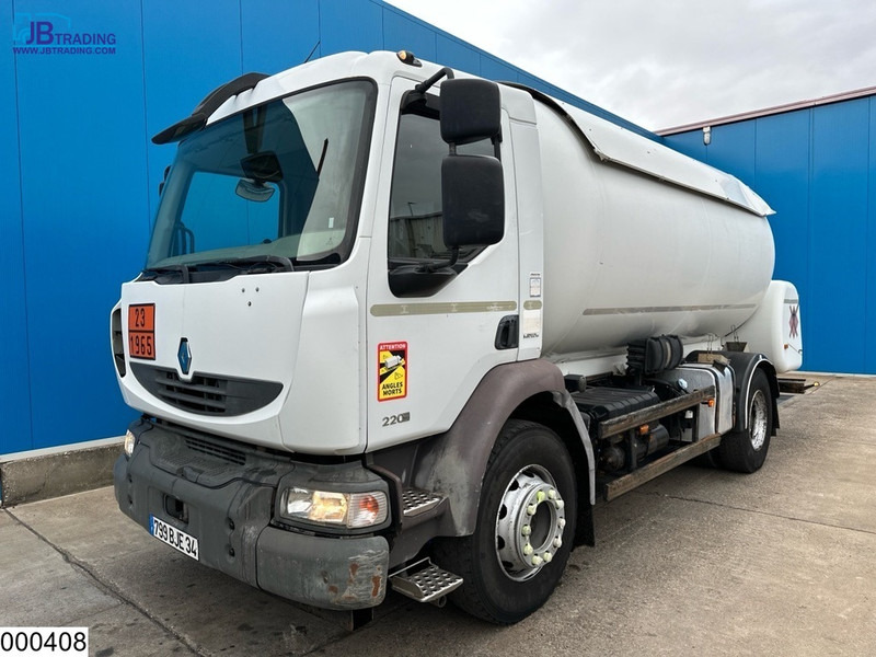 Renault Midlum 220 15985 Liter, LPG GPL, Gastank, Steel suspension - Tovornjak cisterna: slika 1 Renault Midlum 220 15985 Liter, LPG GPL, Gastank, Steel suspension - Tovornjak cisterna: slika 1