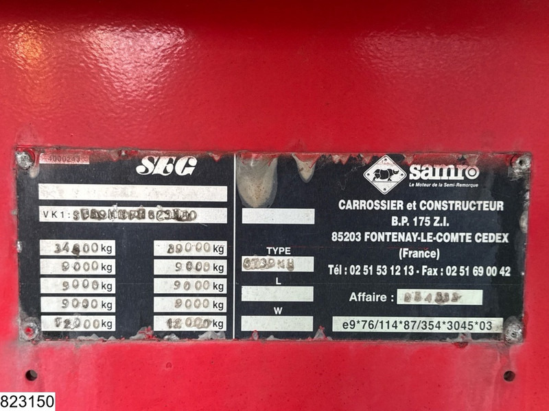 Samro Bitum 23780 Litres, 1 compartment - Polprikolica cisterna: slika 5 Samro Bitum 23780 Litres, 1 compartment - Polprikolica cisterna: slika 5