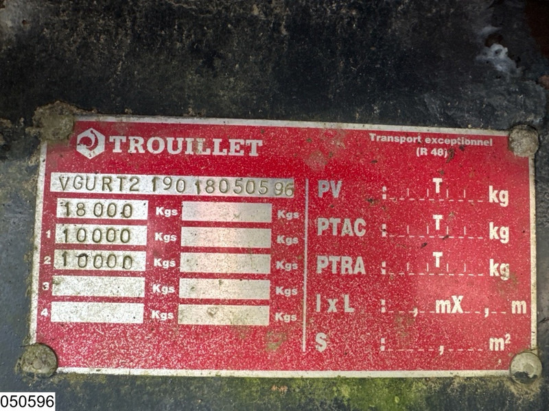 Trouillet Autonoom - Plato/ Tovorna prikolica: slika 4 Trouillet Autonoom - Plato/ Tovorna prikolica: slika 4