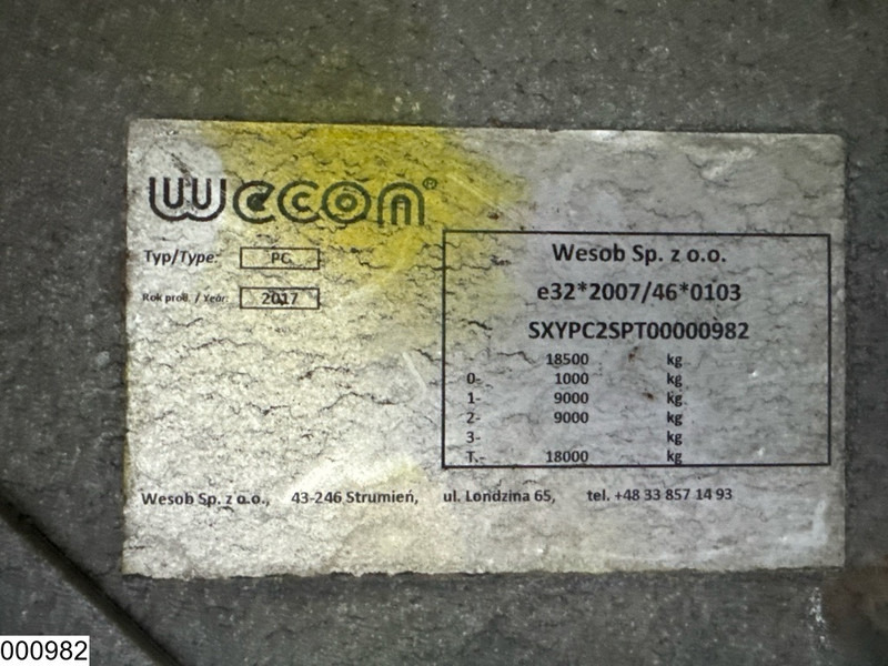 Wecon middenas - Plato/ Tovorna prikolica: slika 4 Wecon middenas - Plato/ Tovorna prikolica: slika 4