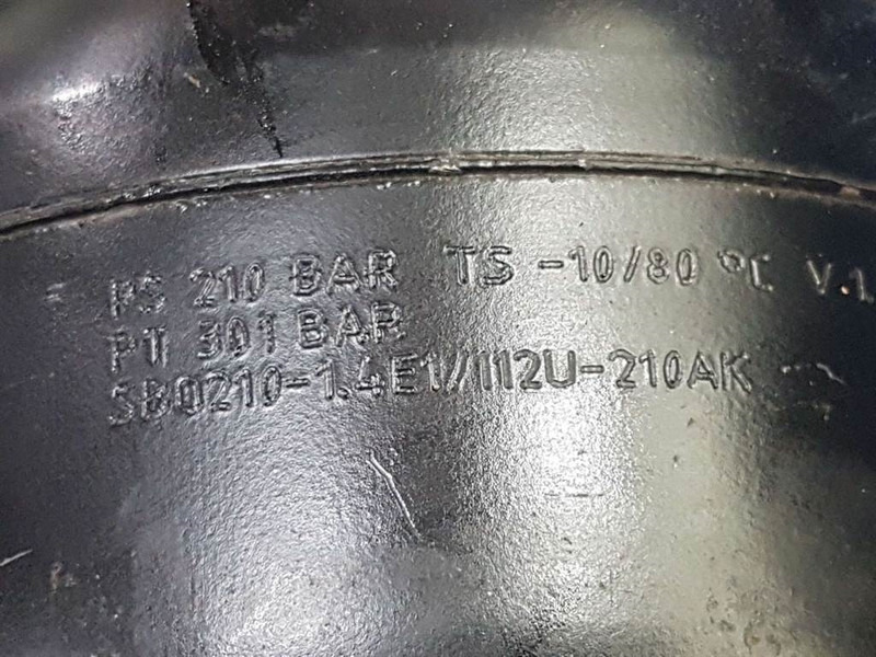 Hydac SBO210-1,4E1/112U-210AK-3041953-Accumulator - Hidravlika za Gradbeni stroj: slika 3 Hydac SBO210-1,4E1/112U-210AK-3041953-Accumulator - Hidravlika za Gradbeni stroj: slika 3