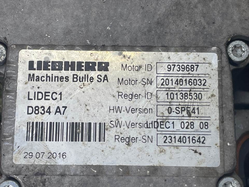 Liebherr A924C-11170628-ECU/Control box/Steuermodul - Električni sistem za Gradbeni stroj: slika 4 Liebherr A924C-11170628-ECU/Control box/Steuermodul - Električni sistem za Gradbeni stroj: slika 4