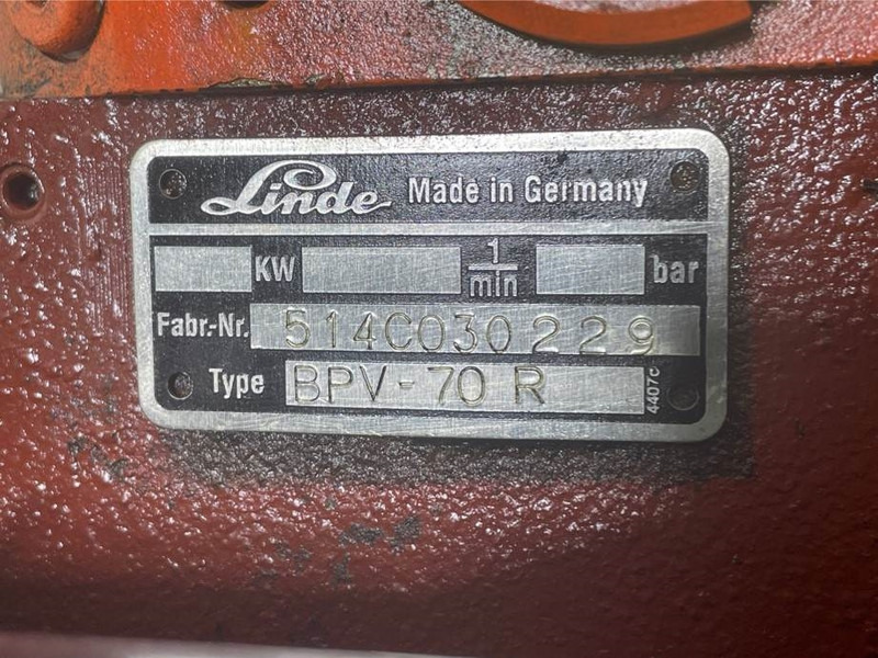 Linde BPV70R - Drive pump/Fahrpumpe/Rijpomp - Hidravlika za Gradbeni stroj: slika 5 Linde BPV70R - Drive pump/Fahrpumpe/Rijpomp - Hidravlika za Gradbeni stroj: slika 5