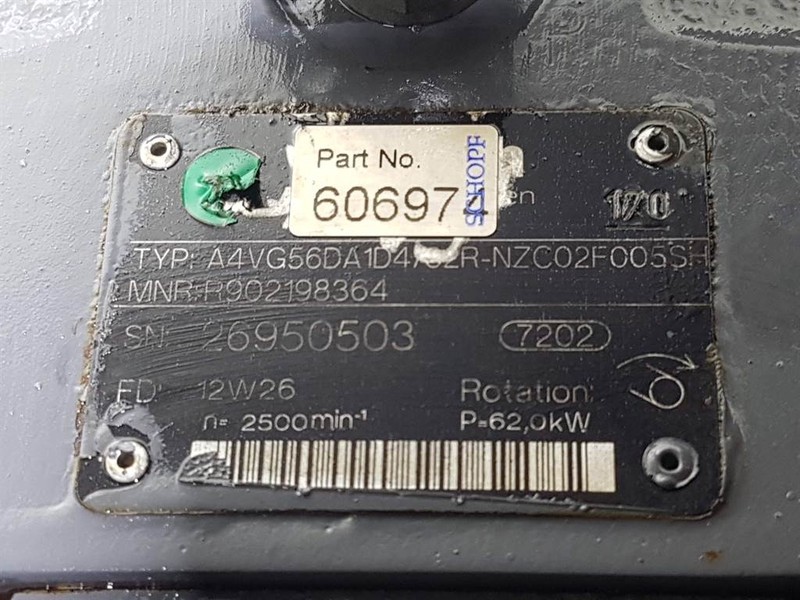 Rexroth A4VG56DA1D4/32R-R902198364-Drive pump/Fahrpumpe - Hidravlika: slika 5 Rexroth A4VG56DA1D4/32R-R902198364-Drive pump/Fahrpumpe - Hidravlika: slika 5