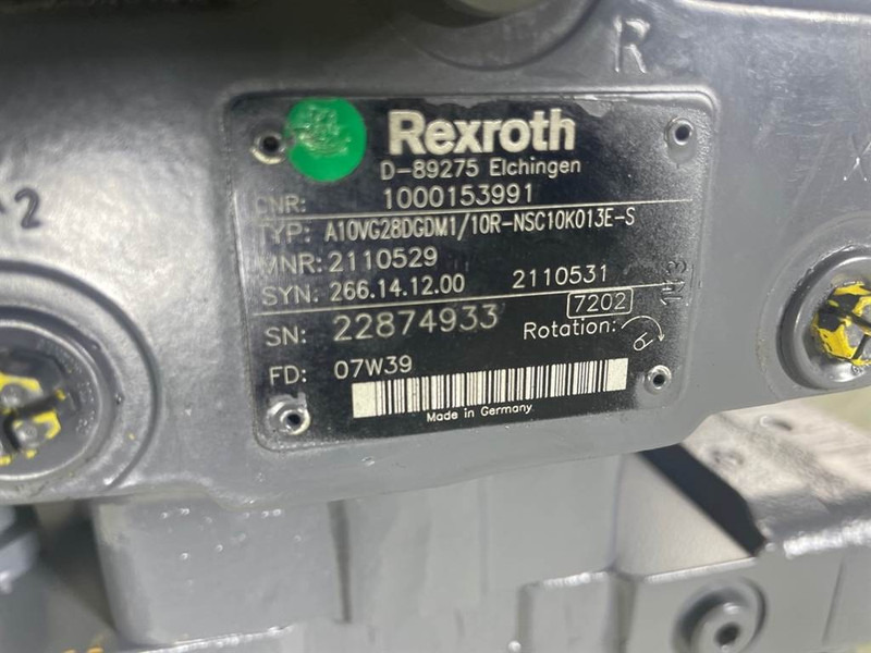 WACKER NEUSON 1000153991-Rexroth A10VG28DGDM2/10R-Drive pump - Hidravlika za Gradbeni stroj: slika 5 WACKER NEUSON 1000153991-Rexroth A10VG28DGDM2/10R-Drive pump - Hidravlika za Gradbeni stroj: slika 5