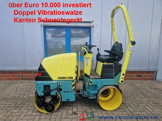 Ammann AV 16-2 Tandem Vibrationswalze Kanten Schneider - Valjar: slika 1 Ammann AV 16-2 Tandem Vibrationswalze Kanten Schneider - Valjar: slika 1