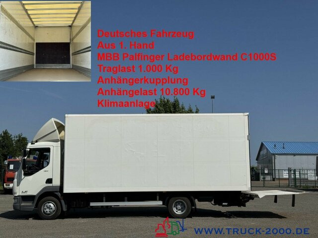DAF LF 180 MBB Palfinger LBW 1.000 Kg + AHK + Klima - Dostavno vozilo z zabojnikom: slika 1 DAF LF 180 MBB Palfinger LBW 1.000 Kg + AHK + Klima - Dostavno vozilo z zabojnikom: slika 1