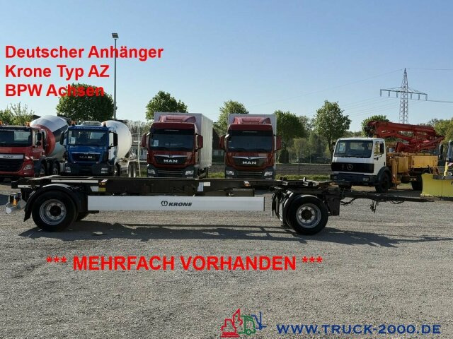 Krone AZ18 Box Carrier - Luft - BPW Achsen - Kontejnerska prikolica/ Prikolica z zamenljivim tovoriščem: slika 1 Krone AZ18 Box Carrier - Luft - BPW Achsen - Kontejnerska prikolica/ Prikolica z zamenljivim tovoriščem: slika 1