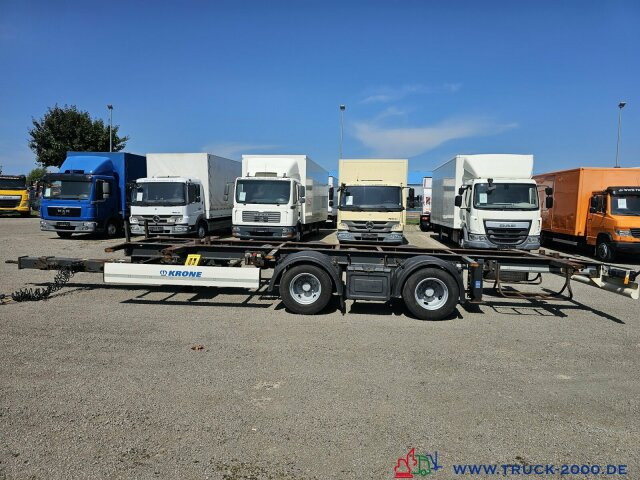 Krone ZZ18 XF0 Tandem Box Carrier - Luft - BPW Achsen - Kontejnerska prikolica/ Prikolica z zamenljivim tovoriščem: slika 1 Krone ZZ18 XF0 Tandem Box Carrier - Luft - BPW Achsen - Kontejnerska prikolica/ Prikolica z zamenljivim tovoriščem: slika 1