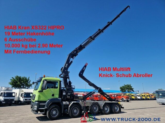 MAN 41.480 10x4 Kran Hiab XS322-19m Höhe-10T/2.9m - Kotalni prekucni tovornjak, Tovornjak z dvigalom: slika 1 MAN 41.480 10x4 Kran Hiab XS322-19m Höhe-10T/2.9m - Kotalni prekucni tovornjak, Tovornjak z dvigalom: slika 1