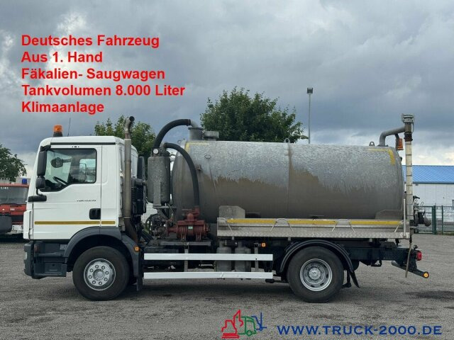 MAN TGM 15.250 Fäkalien- Saugwagen 8.000 Liter Klima - Vakuumski tovornjak: slika 1 MAN TGM 15.250 Fäkalien- Saugwagen 8.000 Liter Klima - Vakuumski tovornjak: slika 1