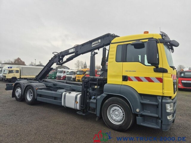 Kotalni prekucni tovornjak, Tovornjak z dvigalom MAN TGS 26.320 Meiller RK 2070+ Kran MKG HLK 177+FB: slika 9