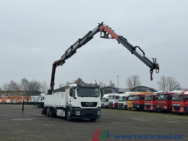 Tovornjak s kesonom, Tovornjak z dvigalom MAN TGS 26.400 PK 27002 SH+ Jib 25m Höhe 30m möglich: slika 6