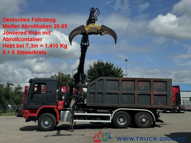 Mercedes-Benz Actros 2544 Meiller 20.65+ Mulde Kran 7,3m=1,4t. - Kotalni prekucni tovornjak, Tovornjak z dvigalom: slika 1 Mercedes-Benz Actros 2544 Meiller 20.65+ Mulde Kran 7,3m=1,4t. - Kotalni prekucni tovornjak, Tovornjak z dvigalom: slika 1