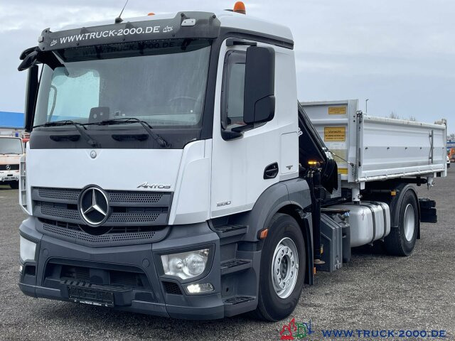 Tovornjak prekucnik, Tovornjak z dvigalom Mercedes-Benz Antos 1830 Hiab X-HIDUO138E2 Kran +FB 5+6 Kreis: slika 8