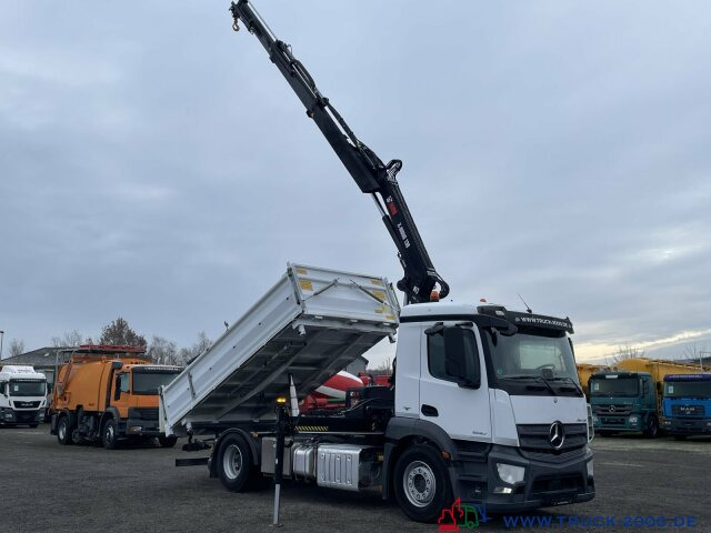 Tovornjak prekucnik, Tovornjak z dvigalom Mercedes-Benz Antos 1830 Hiab X-HIDUO138E2 Kran +FB 5+6 Kreis: slika 11